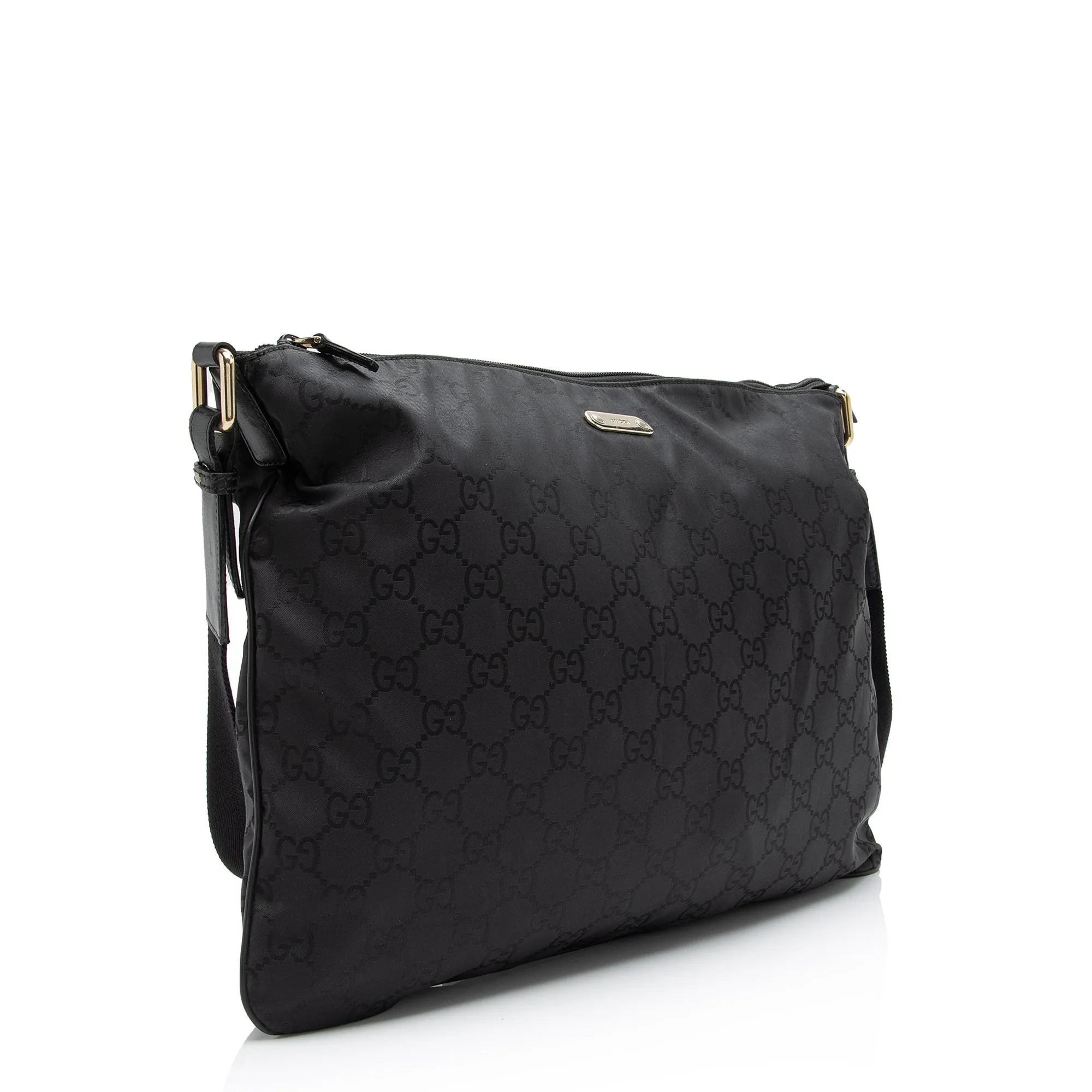 Gucci GG Nylon Large Messenger Bag (SHF-kF37Kx)