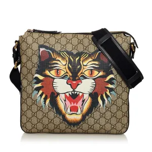 Gucci GG Supreme Angry Cat Crossbody Bag (SHG-34262)