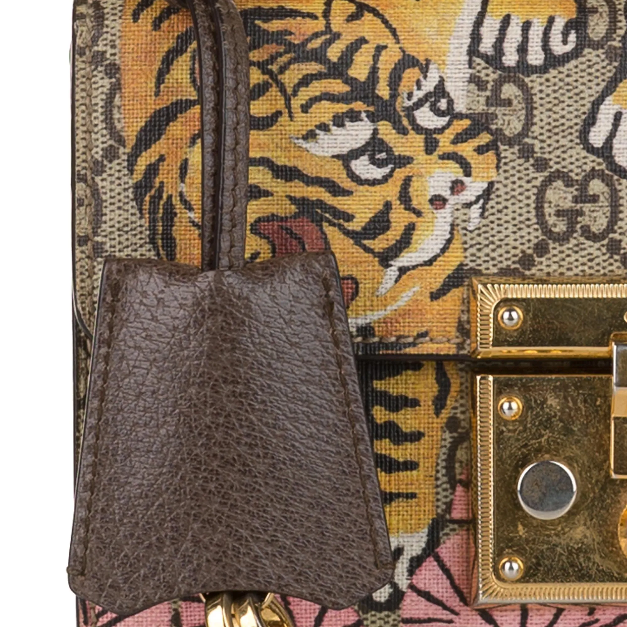 Gucci GG Supreme Bengal Padlock Crossbody Bag (SHG-34087)