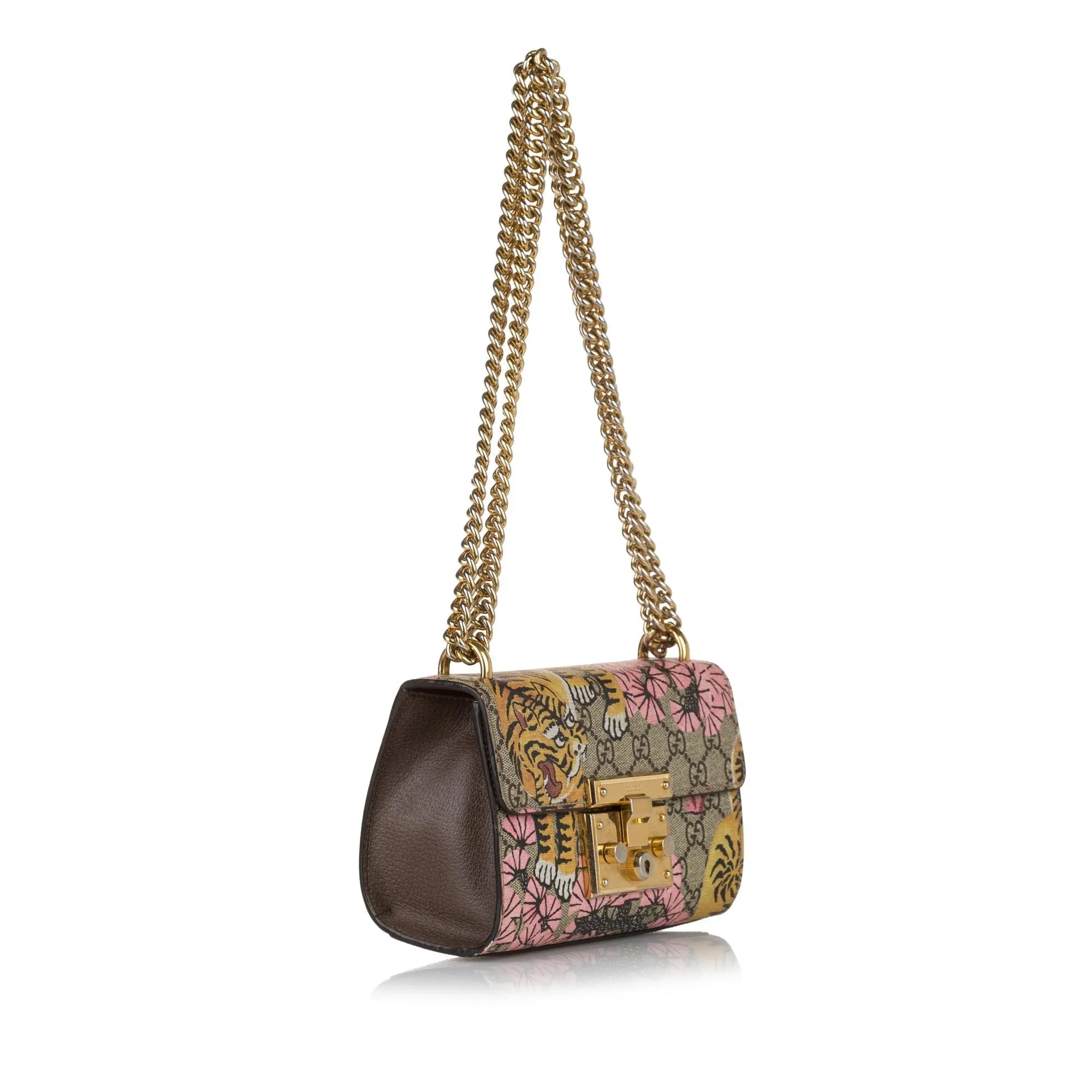 Gucci GG Supreme Bengal Padlock Crossbody Bag (SHG-34087)
