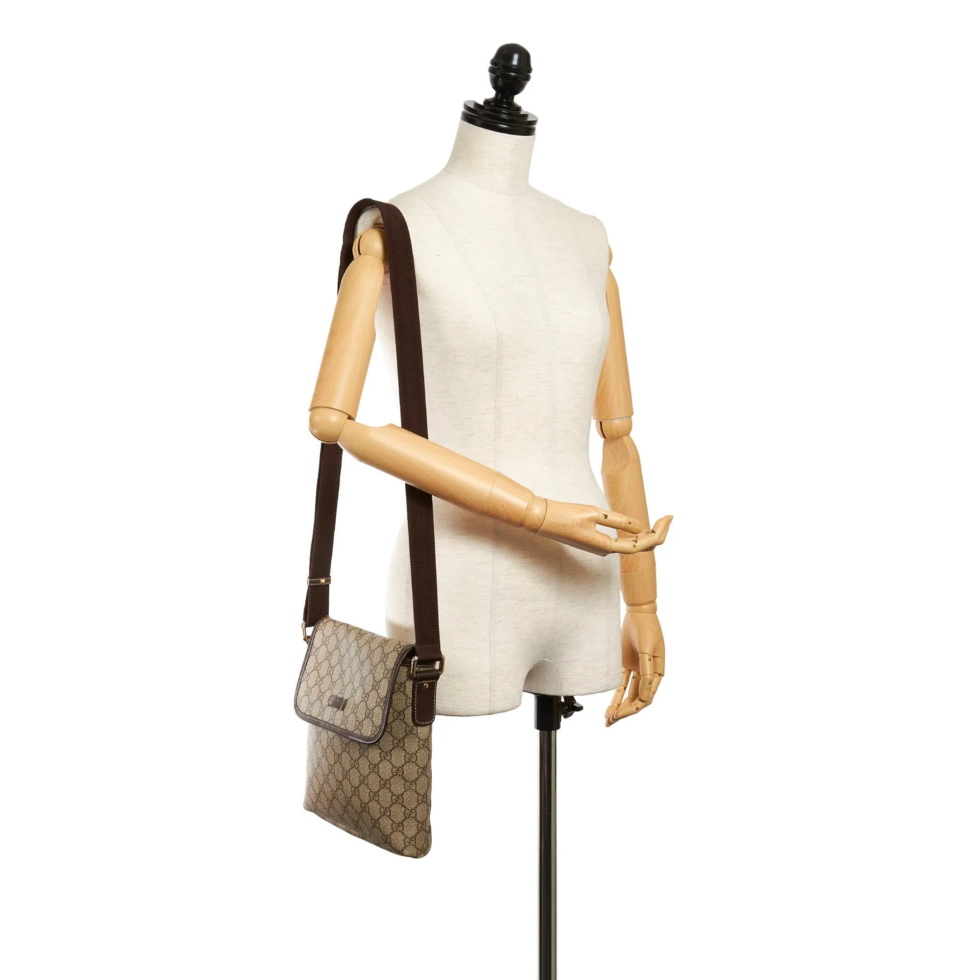 Gucci GG Supreme Crossbody Bag (SHG-29805)