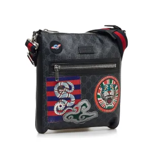 Gucci GG Supreme Night Courier Crossbody Bag (SHG-2BMRhr)