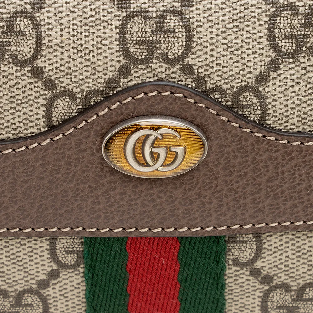 Gucci GG Supreme Ophidia Phone Case Belt Bag - Size 34 / 85 (SHF-20457)