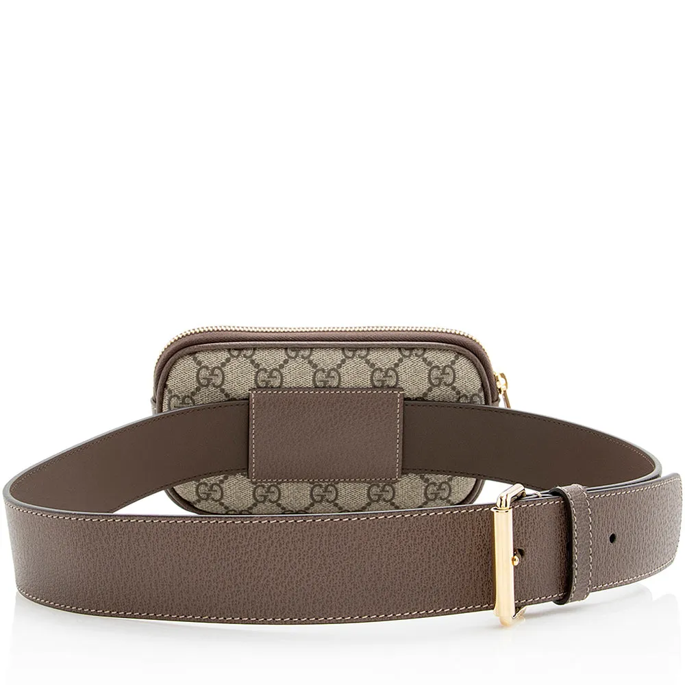 Gucci GG Supreme Ophidia Phone Case Belt Bag - Size 34 / 85 (SHF-20457)