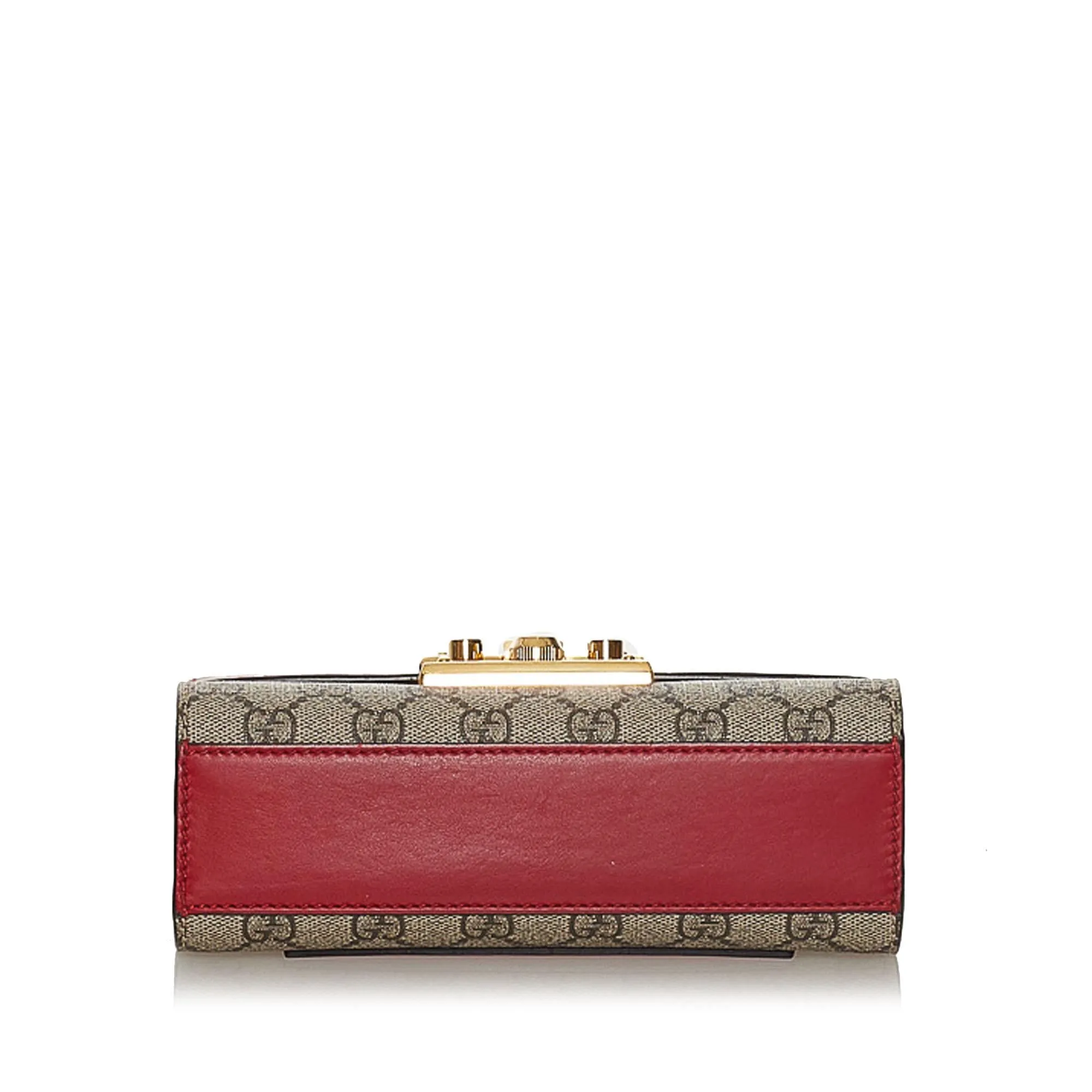 Gucci GG Supreme Padlock Crossbody Bag (SHG-34078)