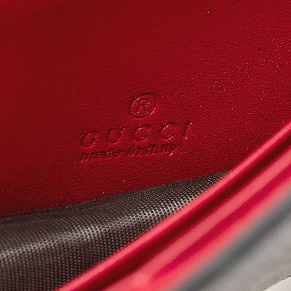 Gucci GG Supreme Peony Mini Wallet on Chain Bag (SHF-18447)