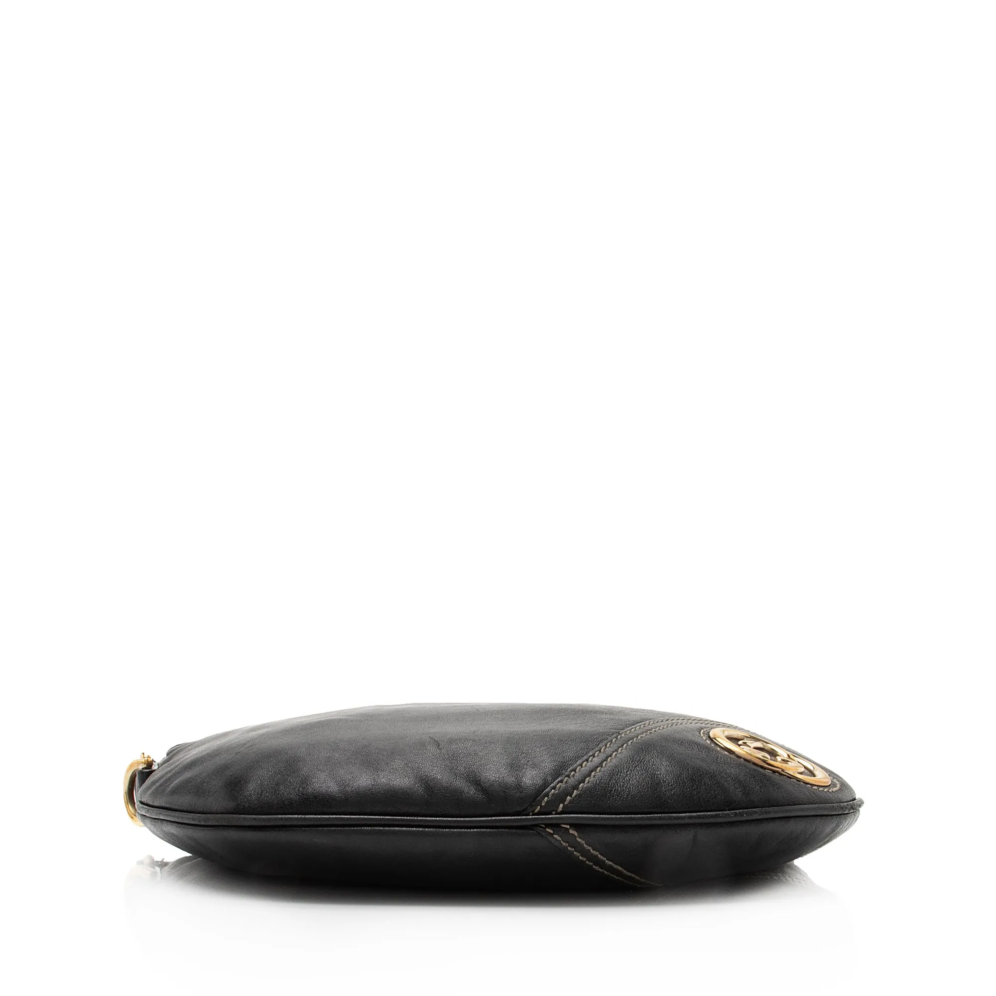 Gucci Leather Britt Messenger Bag (SHF-23050)