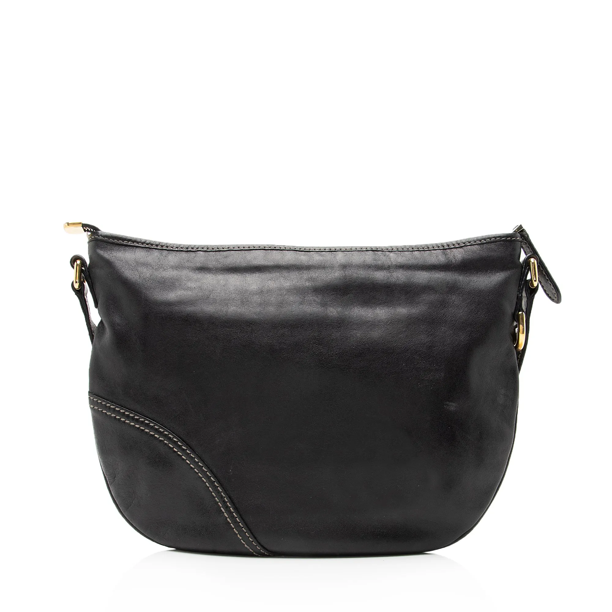 Gucci Leather Britt Messenger Bag (SHF-23050)