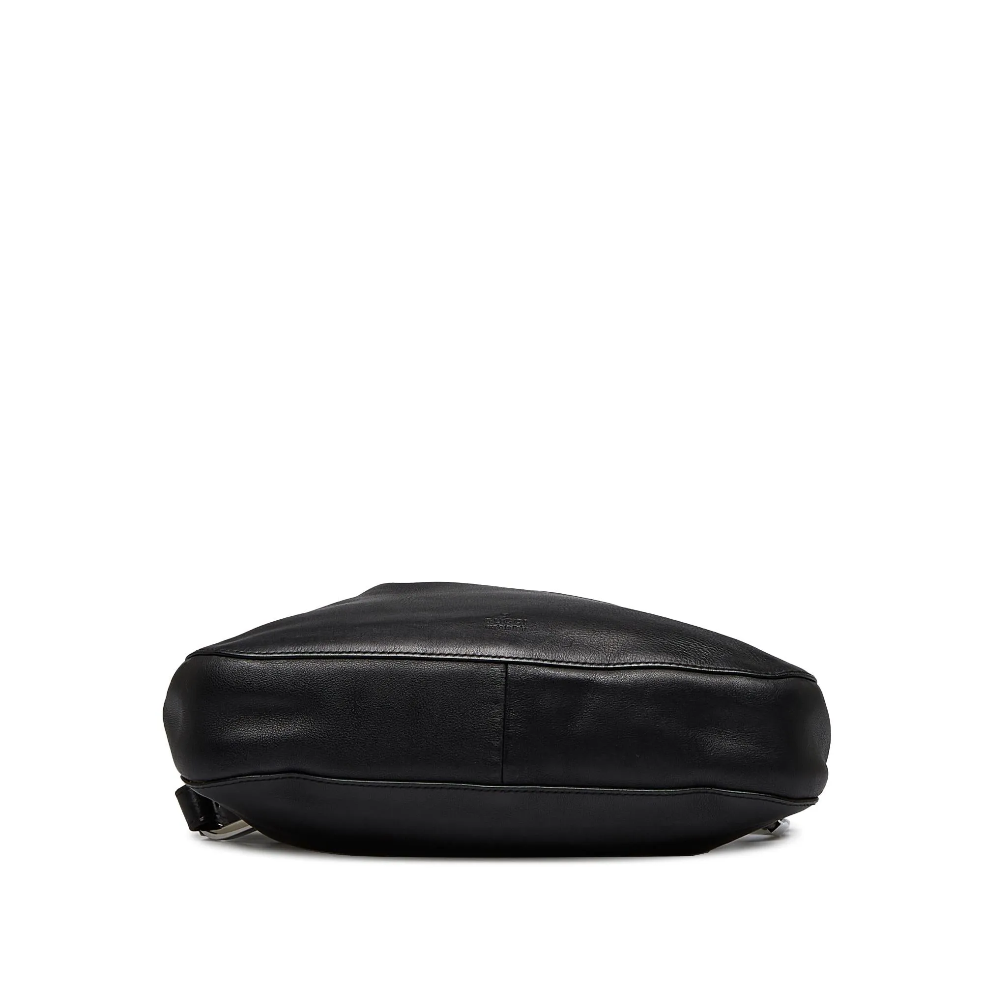 Gucci Leather Drawstring Shoulder Bag (SHG-RSAtpw)