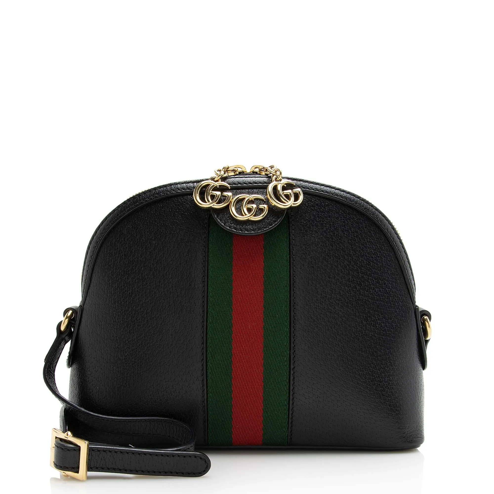 Gucci Leather Ophidia Dome Small Shoulder Bag (SHF-22613)