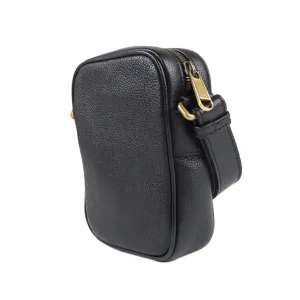 Gucci Logo Leather Crossbody Bag (SHG-34815)