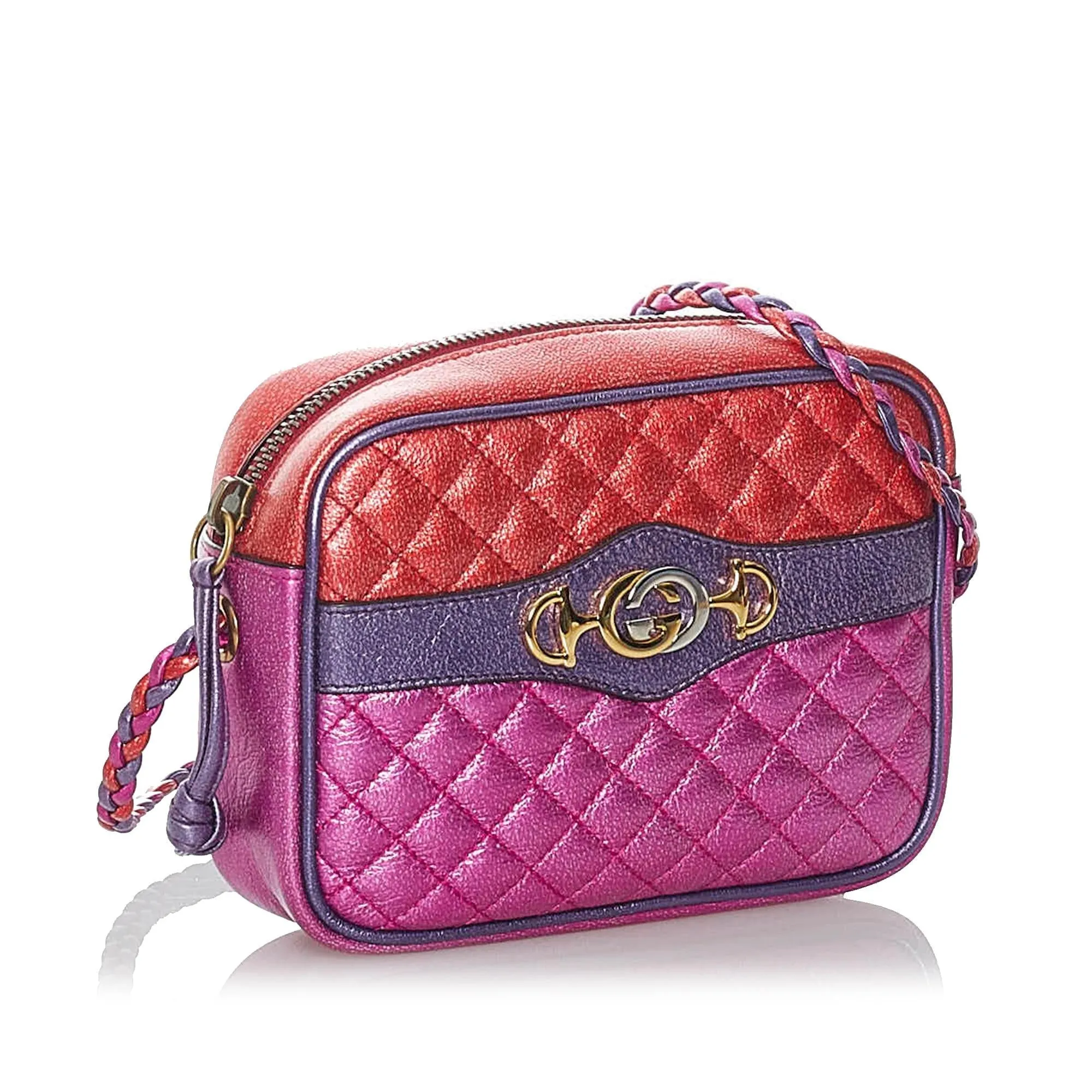 Gucci Mini Trapuntata Leather Crossbody Bag (SHG-30211)