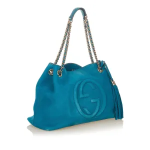 Gucci Soho Chain Leather Shoulder Bag (SHG-31933)
