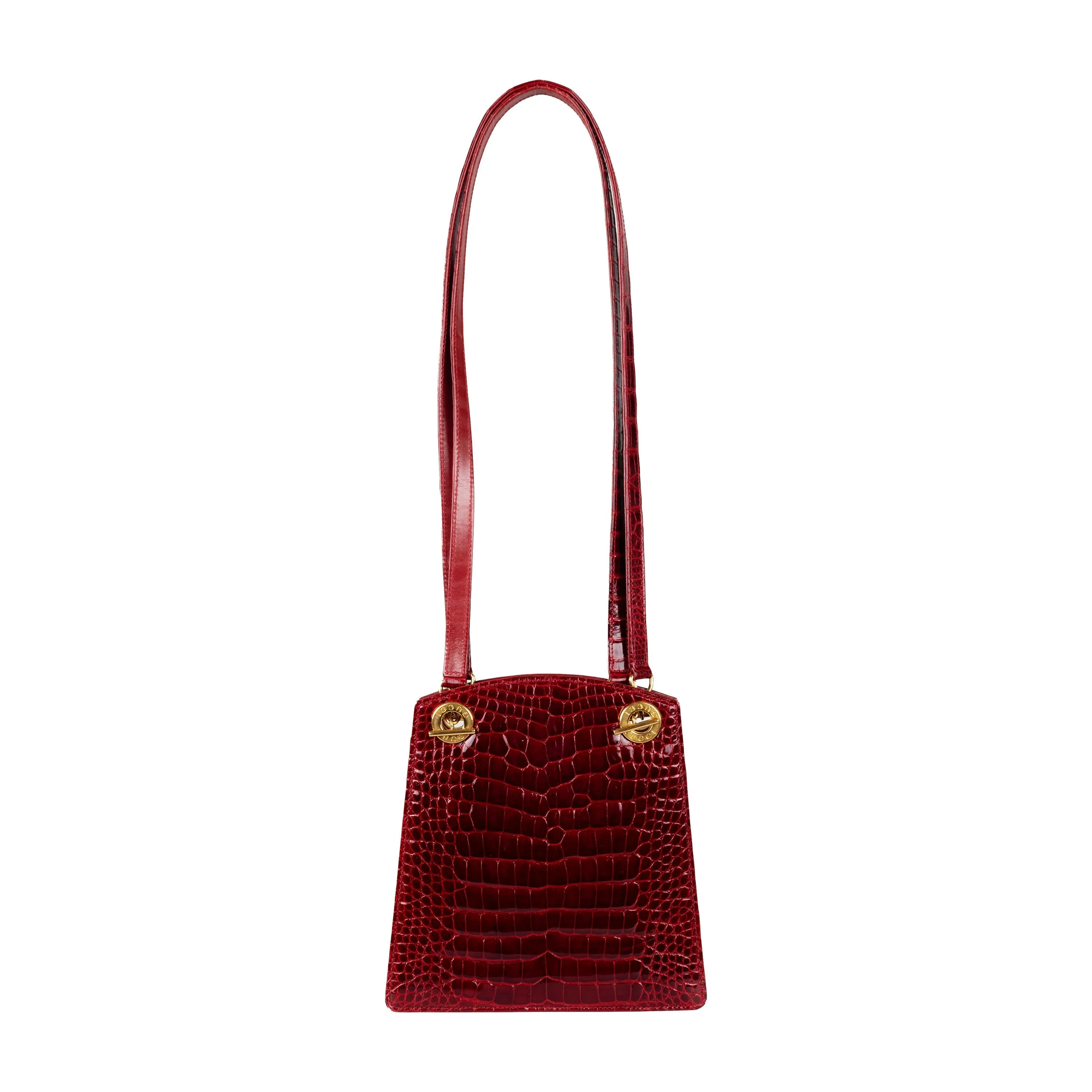 Gucci Vintage Exotic Leather Crossbody Bag - '80s
