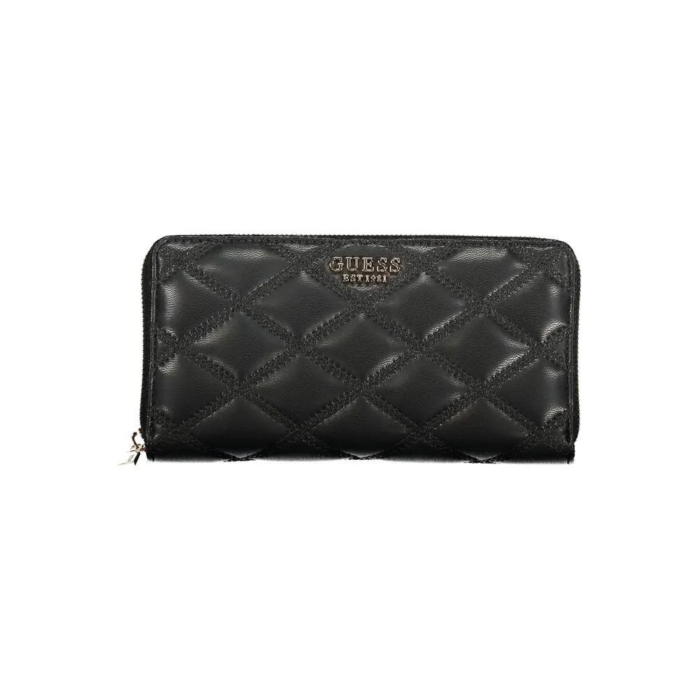 Guess Jeans Black Polyethylene Women Wallet