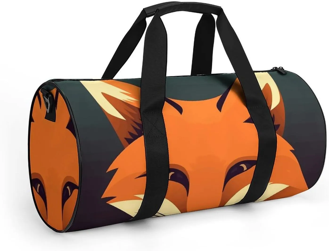 Gym Bag for Men Women A Fox Image Duffel Bag Overnight Bag with Compartment Gym Sackpac