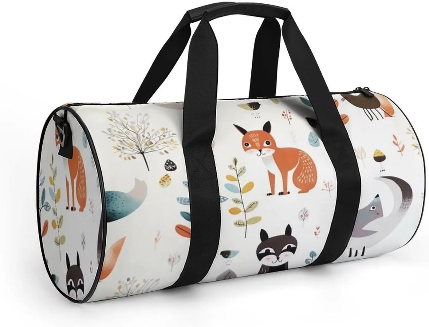 Gym Bag for Men Women Animal Picture Duffel Bag Overnight Bag with Compartment Gym Sackpac
