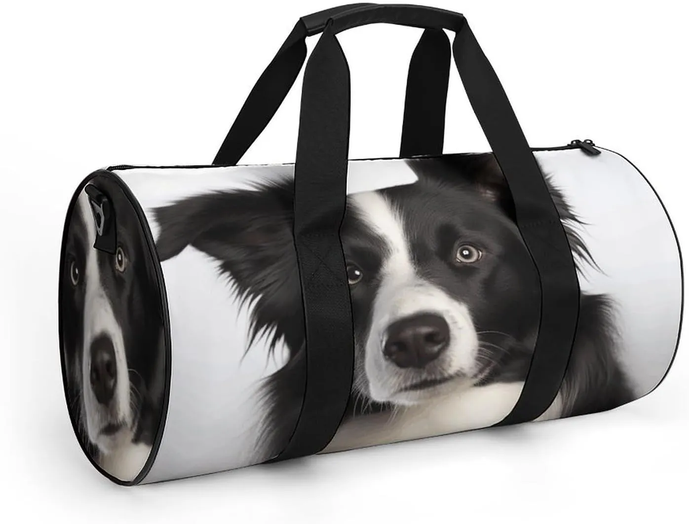 Gym Bag for Men Women Border Collie Duffel Bag Overnight Bag with Compartment Gym Sackpac