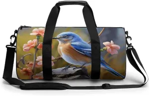 Gym Bag for Men Women Eastern Bluebird Duffel Bag Overnight Bag with Compartment Gym Sackpac