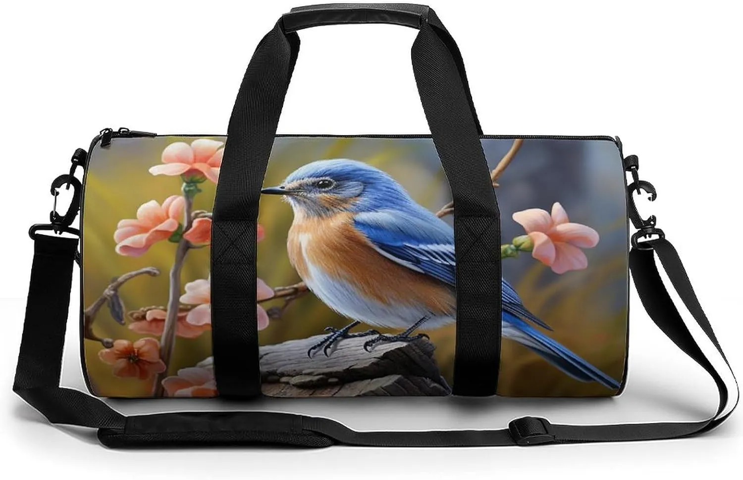 Gym Bag for Men Women Eastern Bluebird Duffel Bag Overnight Bag with Compartment Gym Sackpac