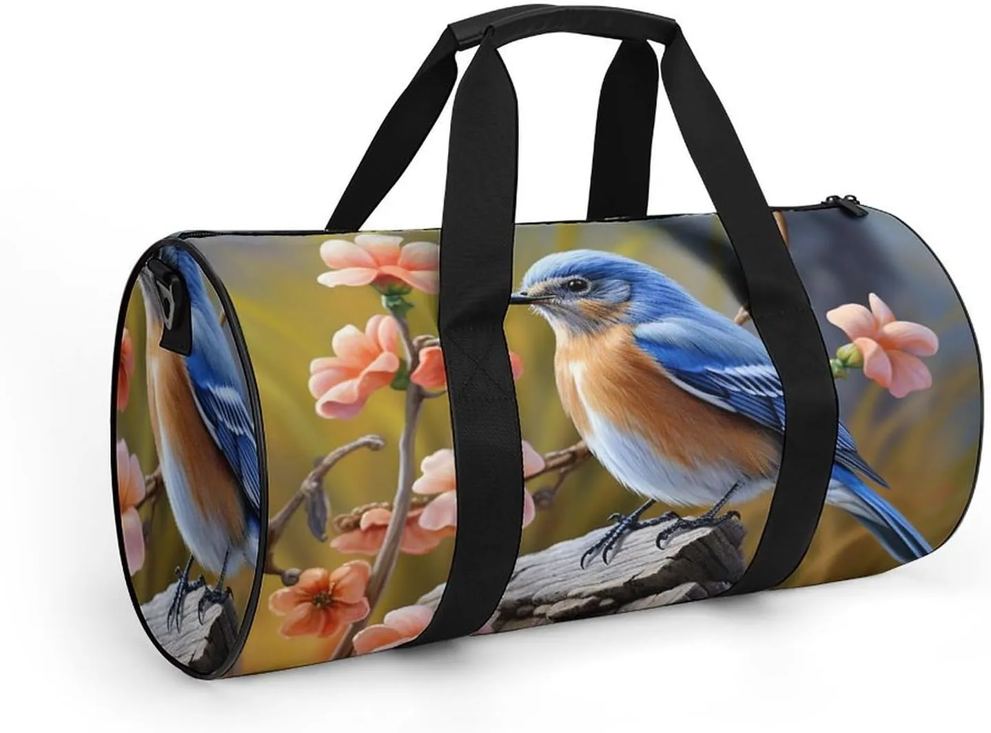 Gym Bag for Men Women Eastern Bluebird Duffel Bag Overnight Bag with Compartment Gym Sackpac