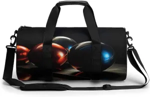 Gym Bag for Men Women Spherical Duffel Bag Overnight Bag with Compartment Gym Sackpac