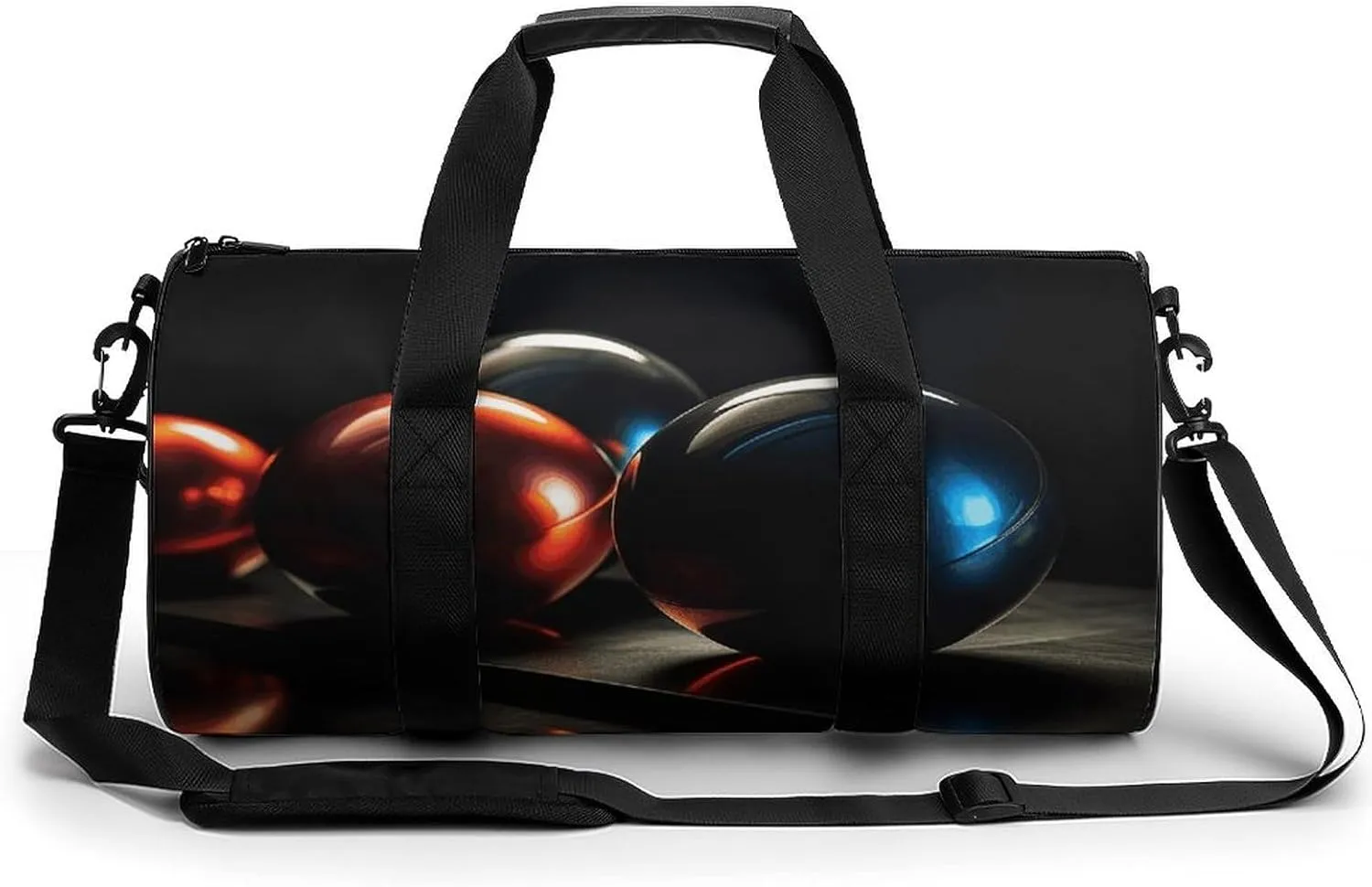 Gym Bag for Men Women Spherical Duffel Bag Overnight Bag with Compartment Gym Sackpac
