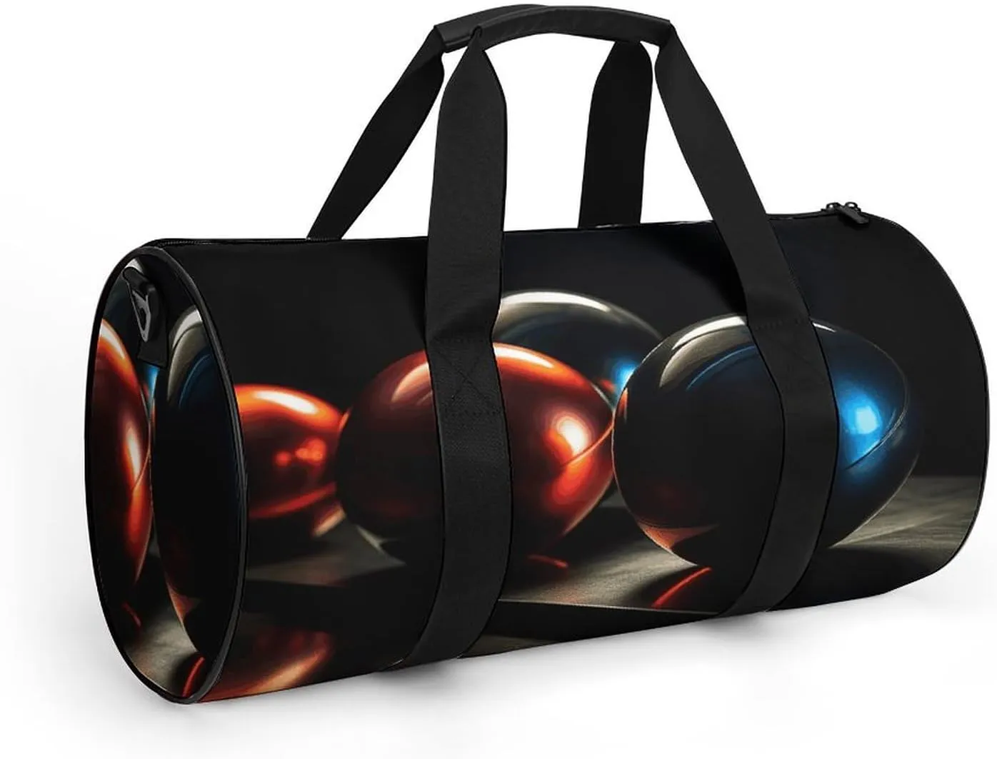 Gym Bag for Men Women Spherical Duffel Bag Overnight Bag with Compartment Gym Sackpac