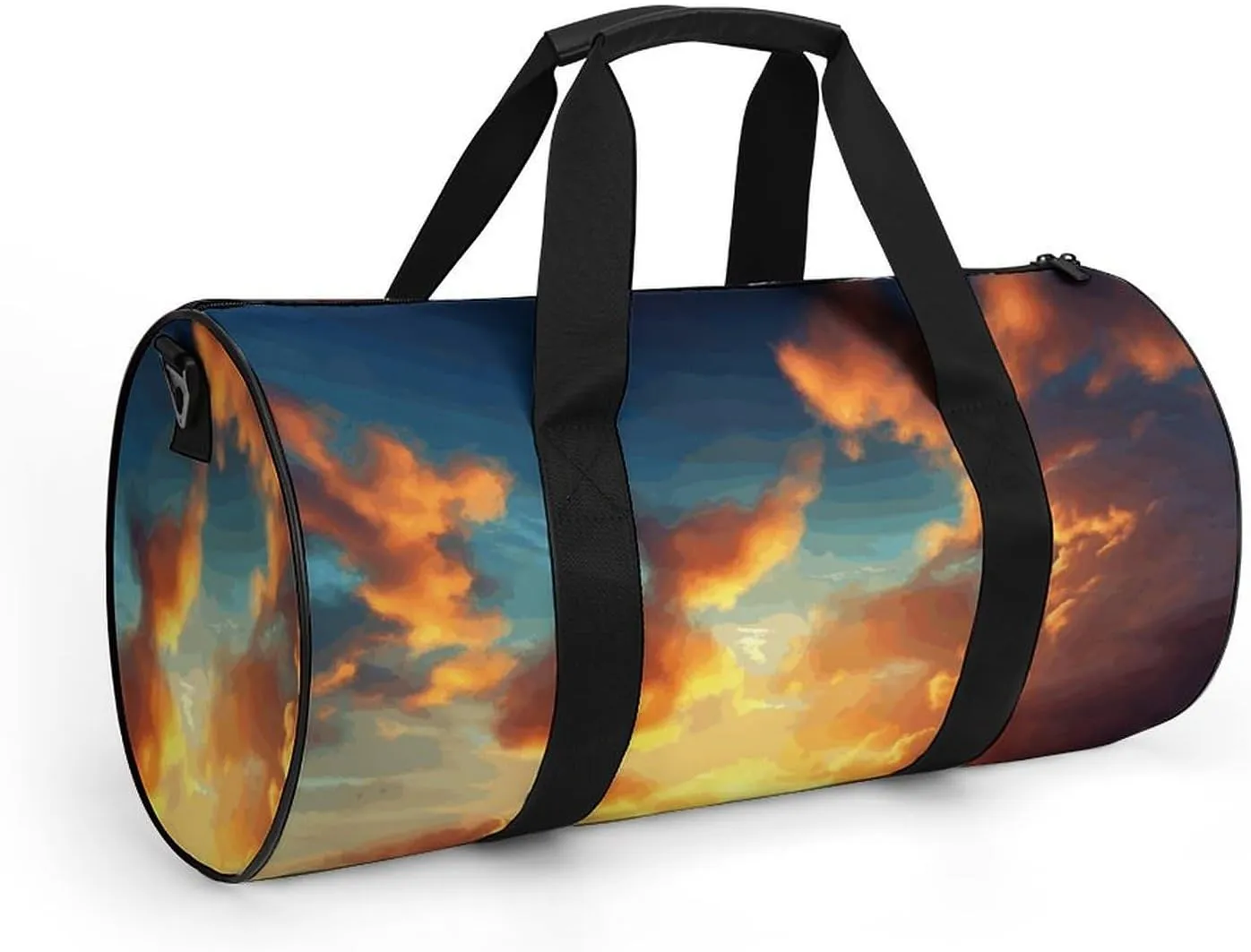 Gym Bag for Men Women Sunset Duffel Bag Overnight Bag with Compartment Gym Sackpac