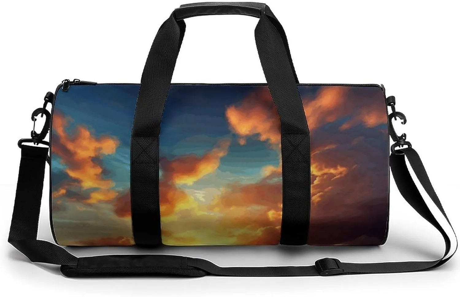 Gym Bag for Men Women Sunset Duffel Bag Overnight Bag with Compartment Gym Sackpac