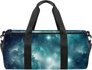 Gym Bags for Men,Travel Duffel Bags for Women,Universe Galaxy Stars Fantasy,Workout Bag