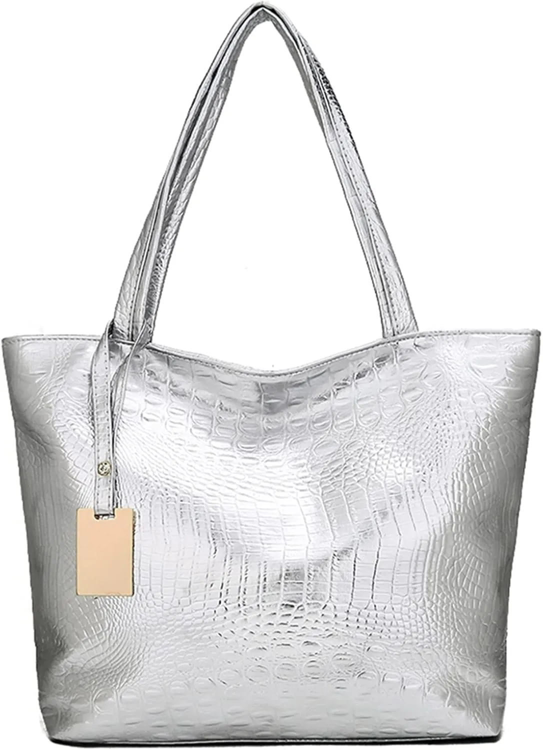 Handbags for women Lady's Top Handle Handbag Zipper Crocodile Print Large Capacity Tote Shoulder Bag