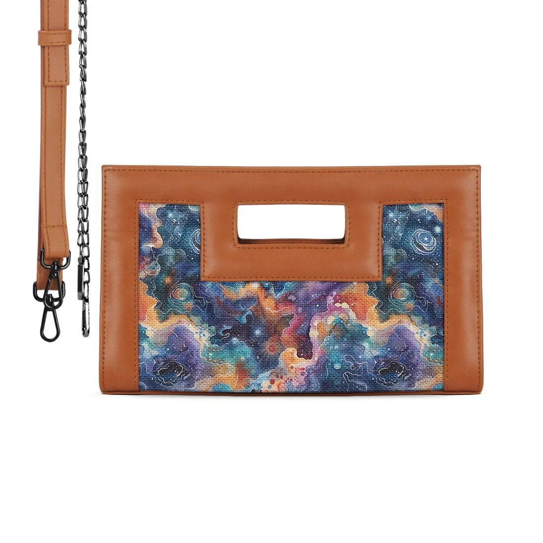 Havana City Sleek Clutch Galaxy Shapes