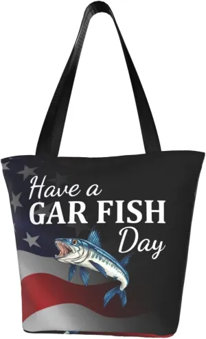 Have A Gar Fish Day Fashion Shoulder Bag Large Capacity For Man Or Woman