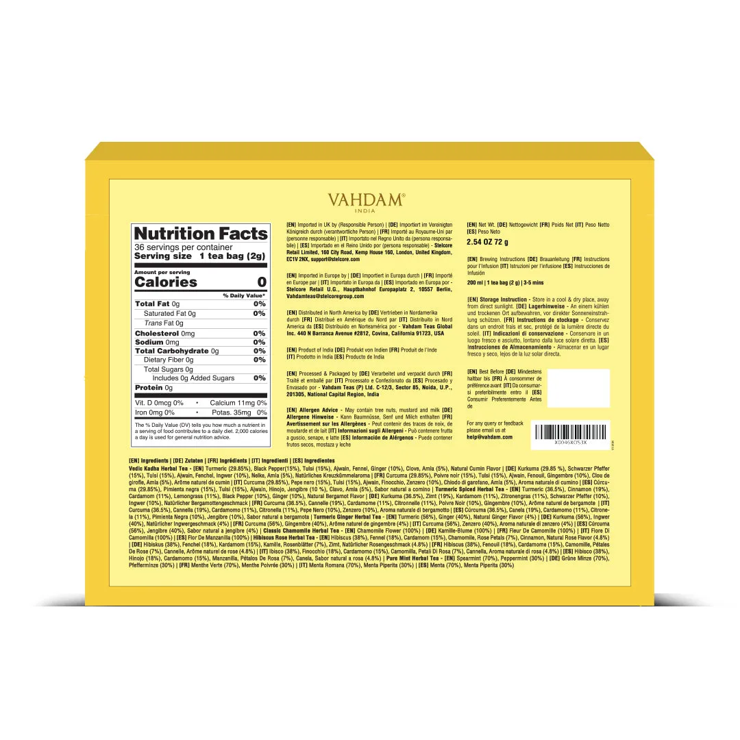 Herbal Tea Sampler (36 Tea Bags)