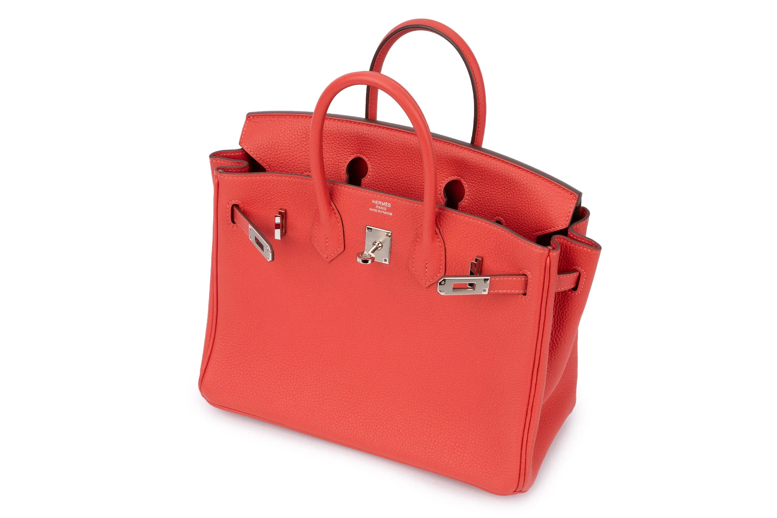 Hermès Birkin 25		Togo 	Bougainvillier 	PHW
