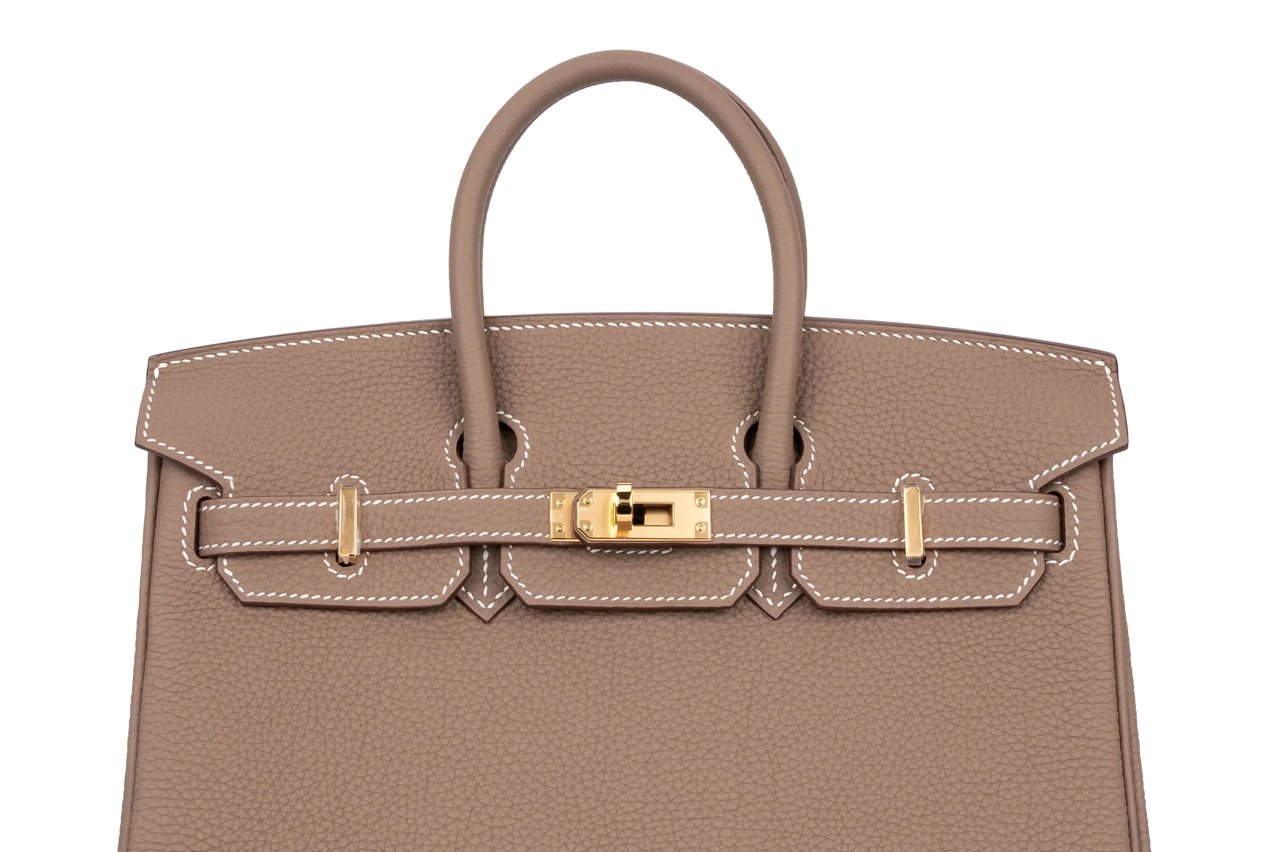Hermès Birkin 25 		Togo	Etoupe	GHW