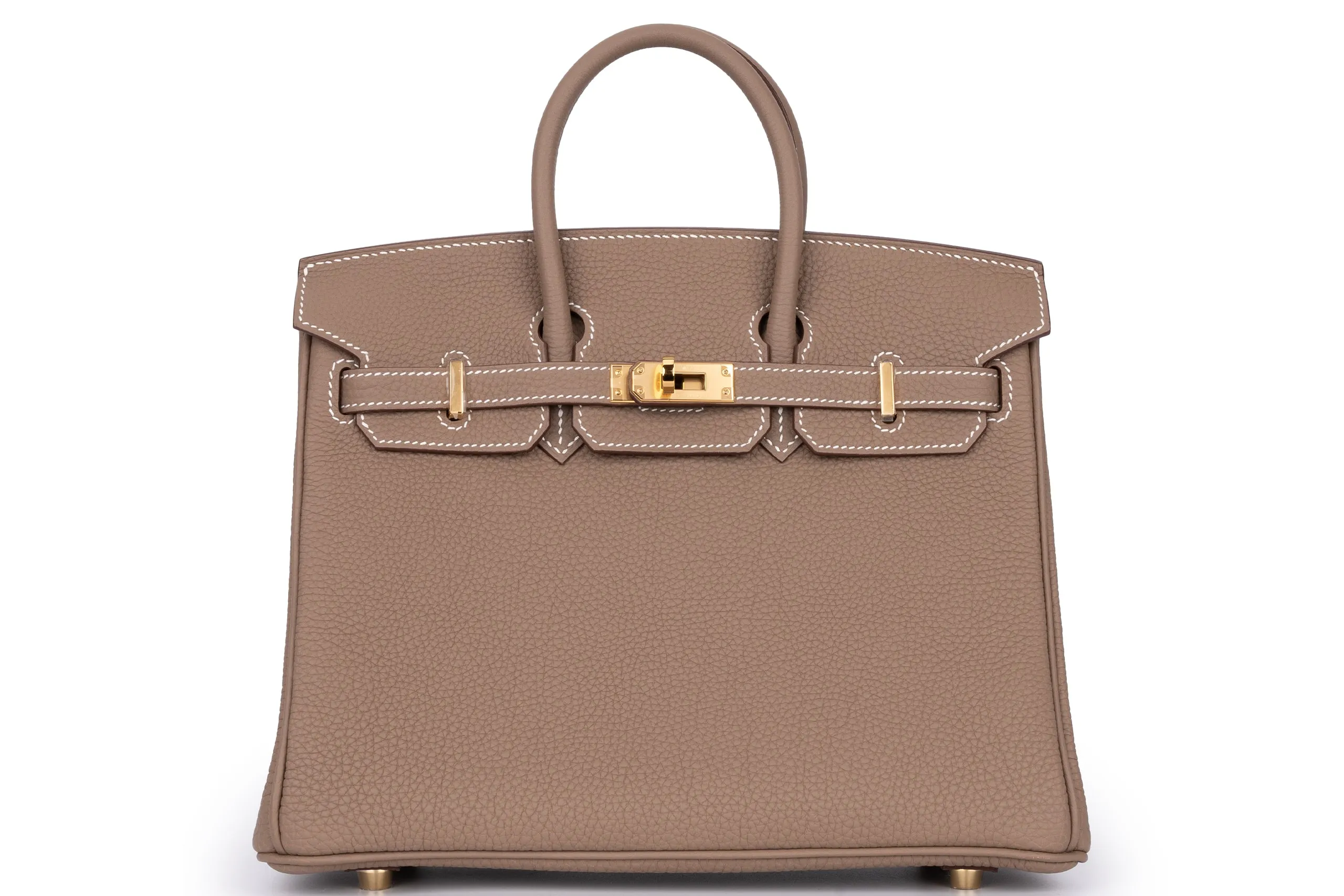 Hermès Birkin 25 		Togo	Etoupe	GHW