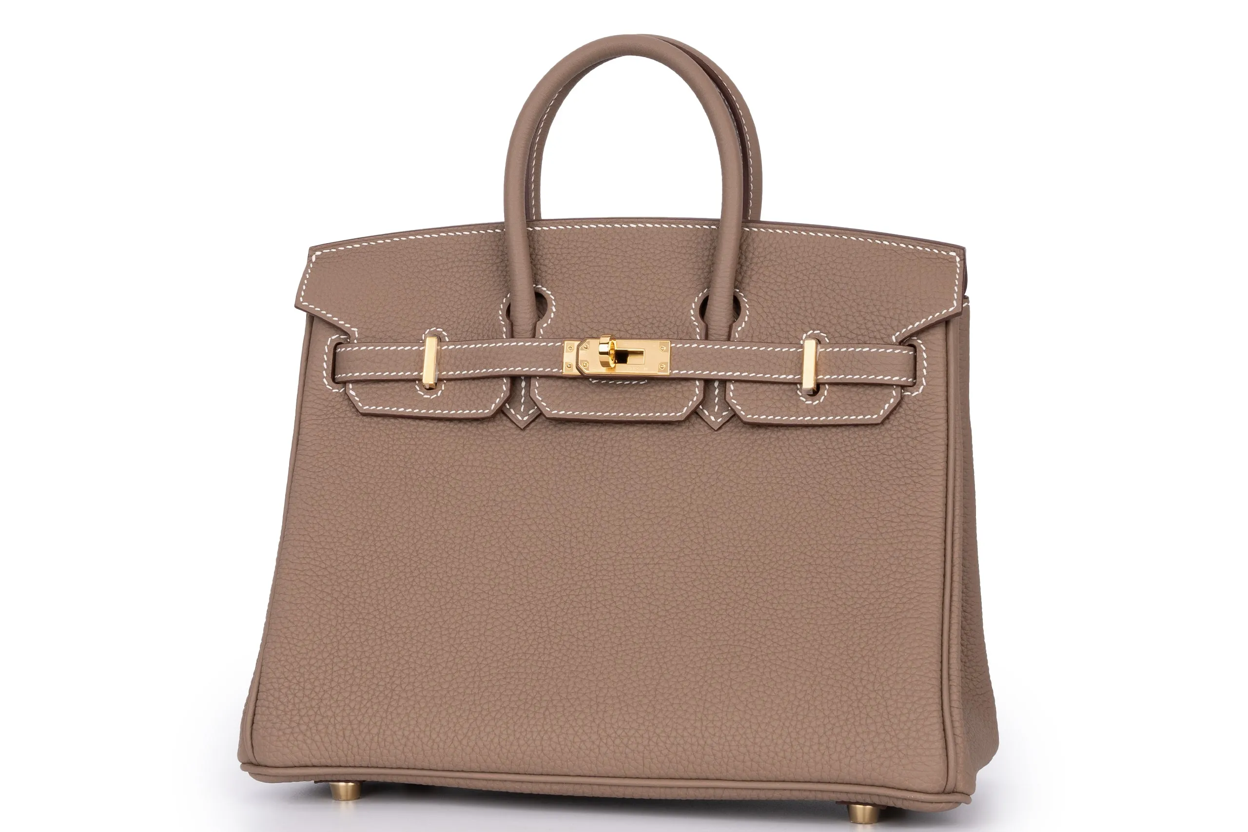 Hermès Birkin 25 		Togo	Etoupe	GHW