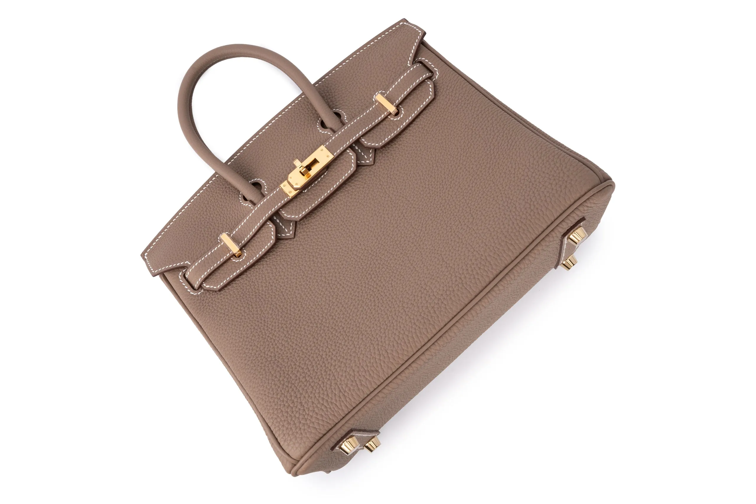 Hermès Birkin 25 		Togo	Etoupe	GHW