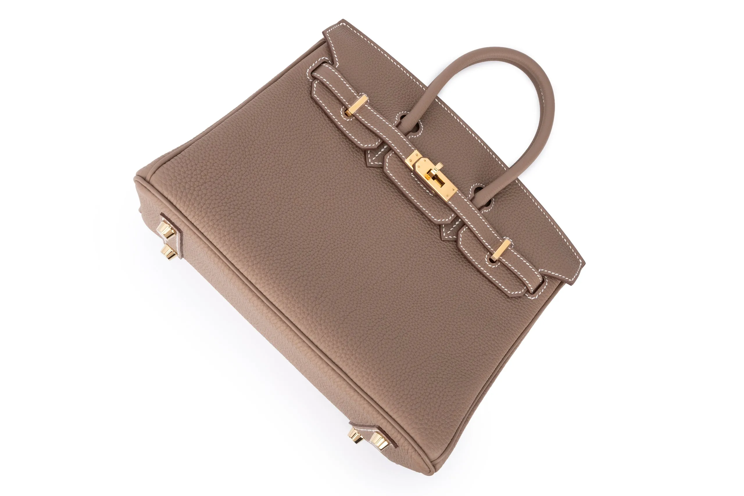 Hermès Birkin 25 		Togo	Etoupe	GHW