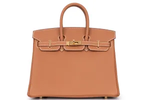 Hermès Birkin 25 Togo	Gold	GHW