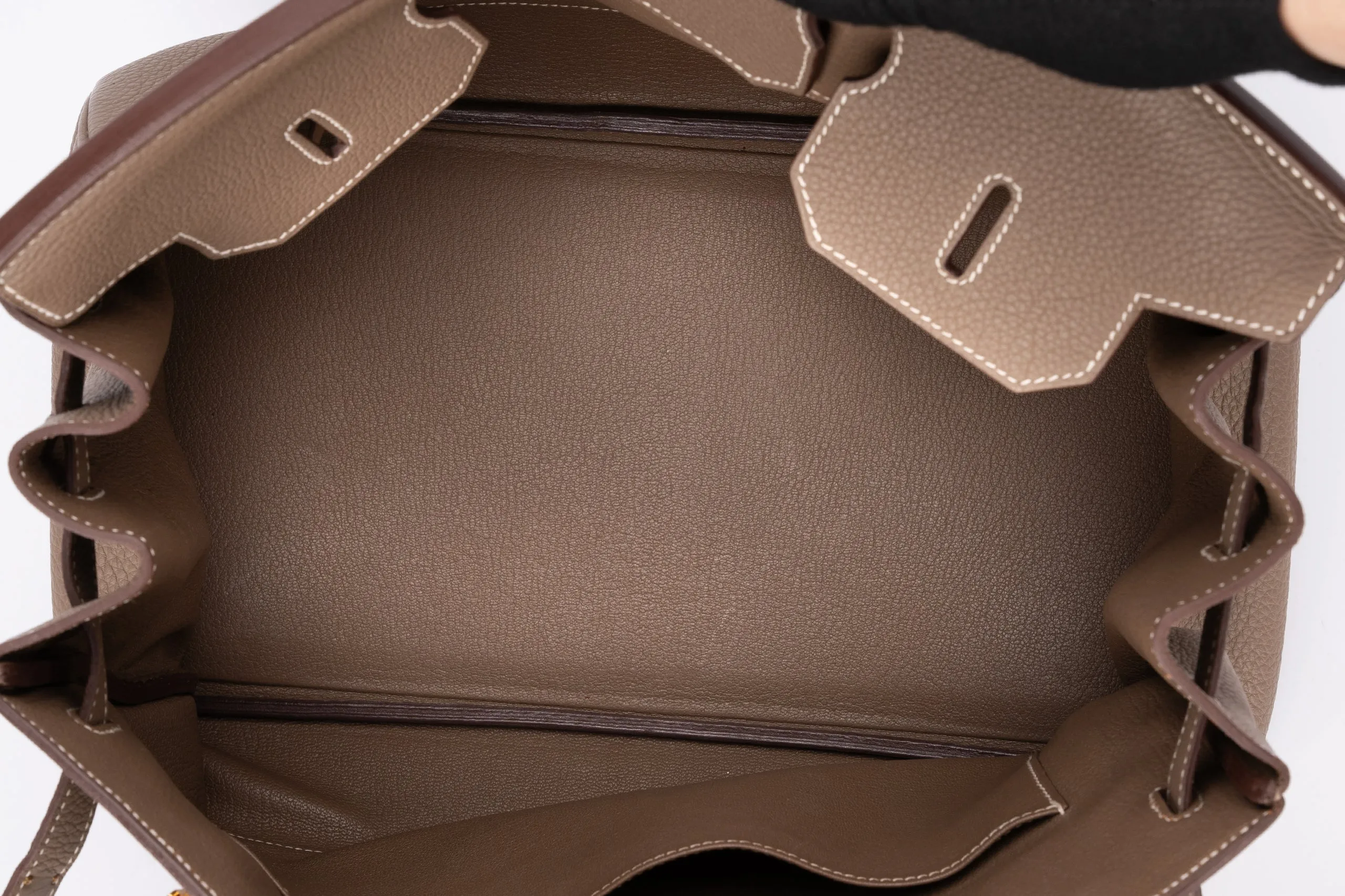 Hermès Birkin 35 		Togo	Etoupe	GHW
