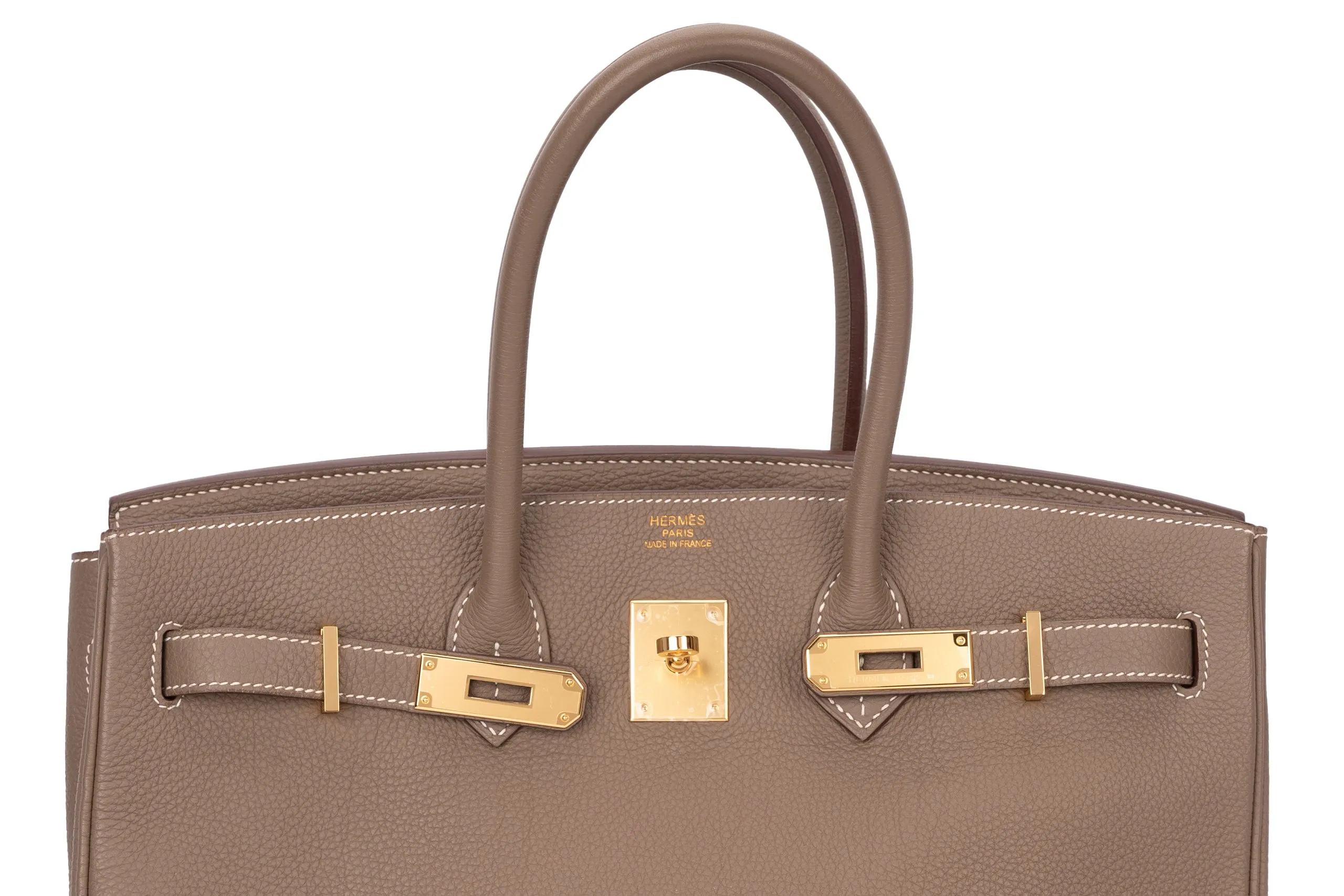 Hermès Birkin 35 		Togo	Etoupe	GHW