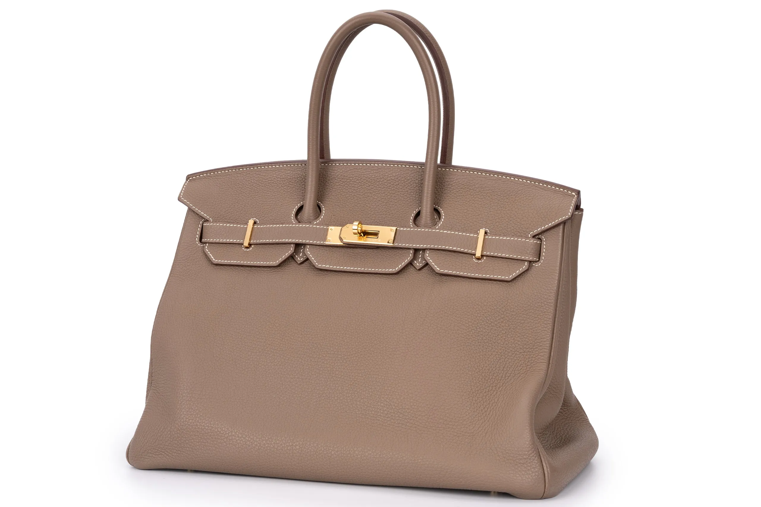 Hermès Birkin 35 		Togo	Etoupe	GHW