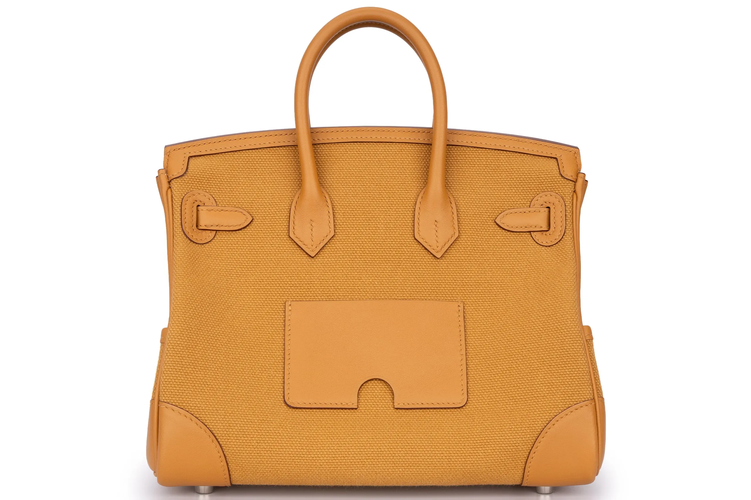 Hermès Birkin 25 Cargo Canvas/Swift Sesame PHW