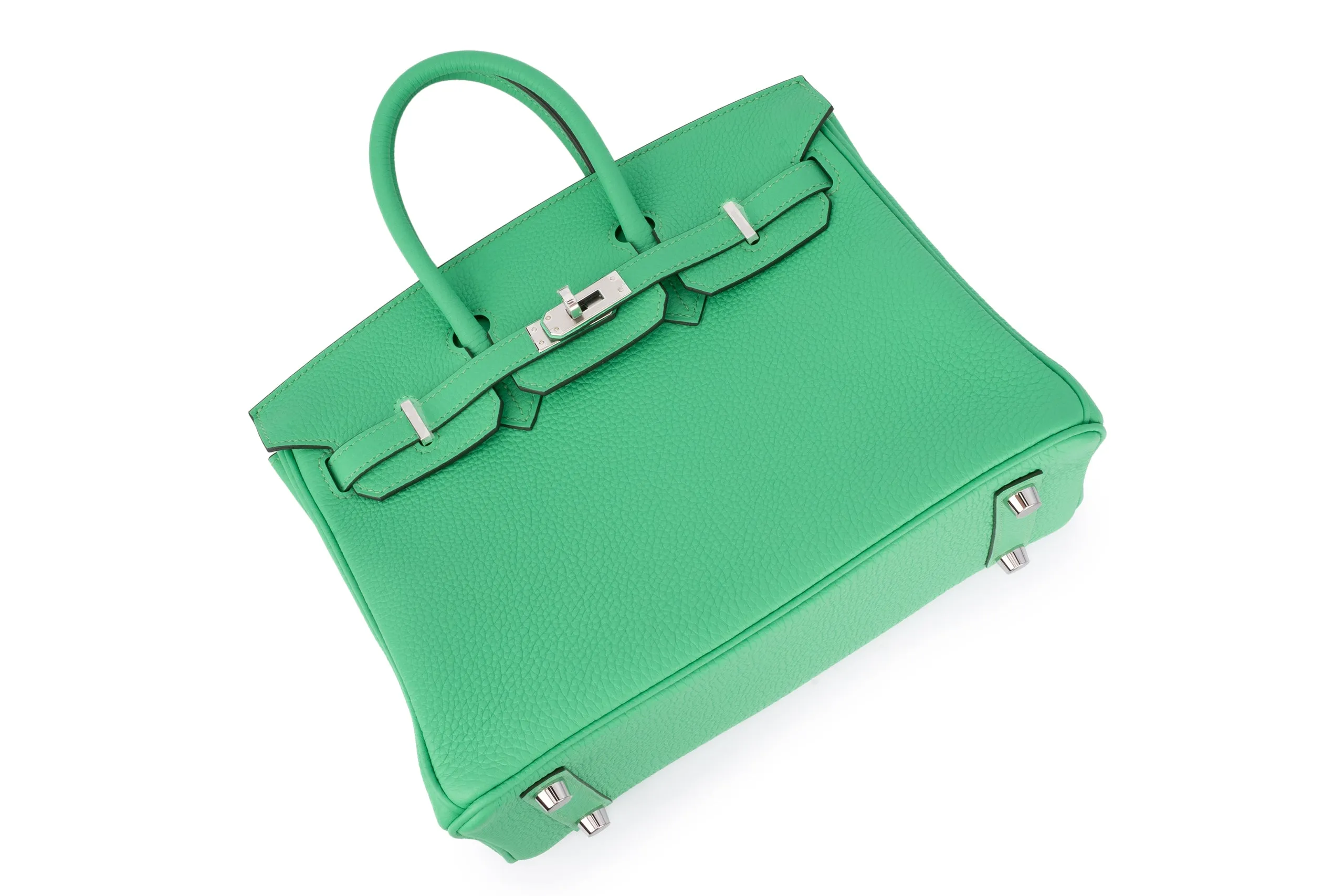 Hermès  Birkin 25 		Togo	Vert Comics	PHW