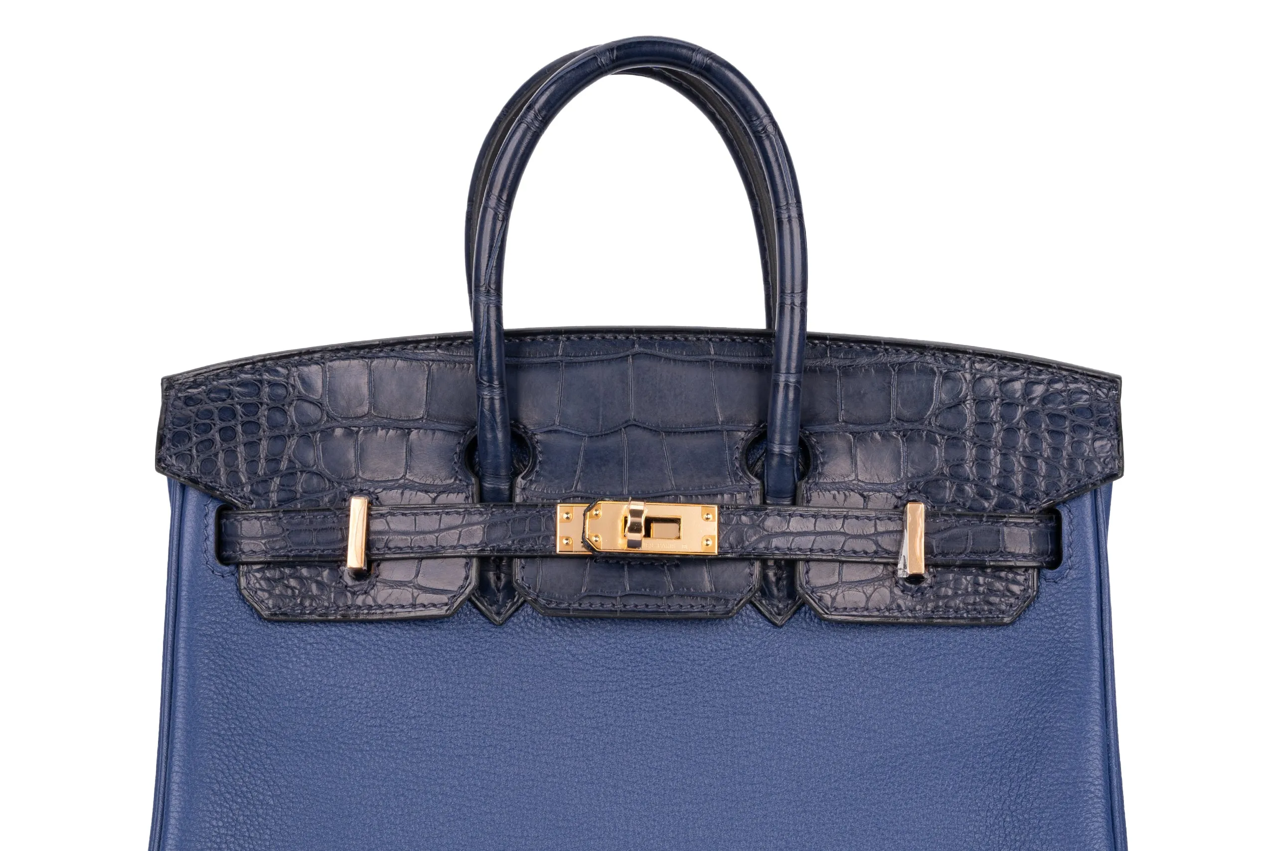 Hermès Birkin 25	Touch	Chevre	Bleu Royal	GHW