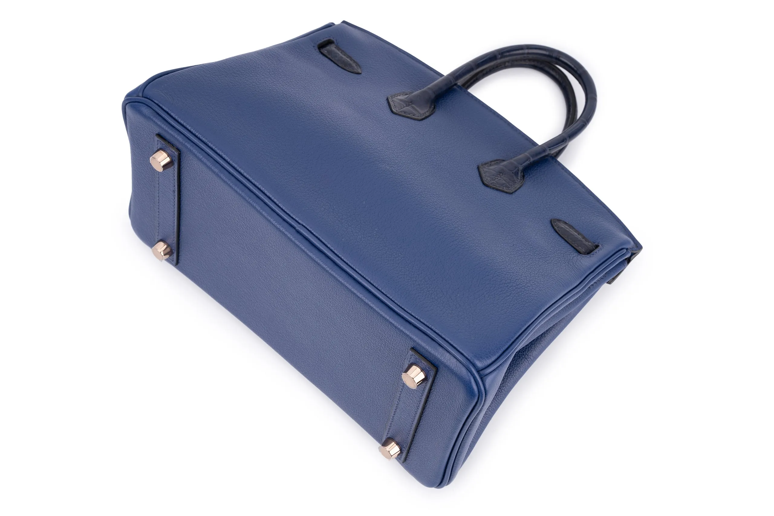 Hermès Birkin 25	Touch	Chevre	Bleu Royal	GHW