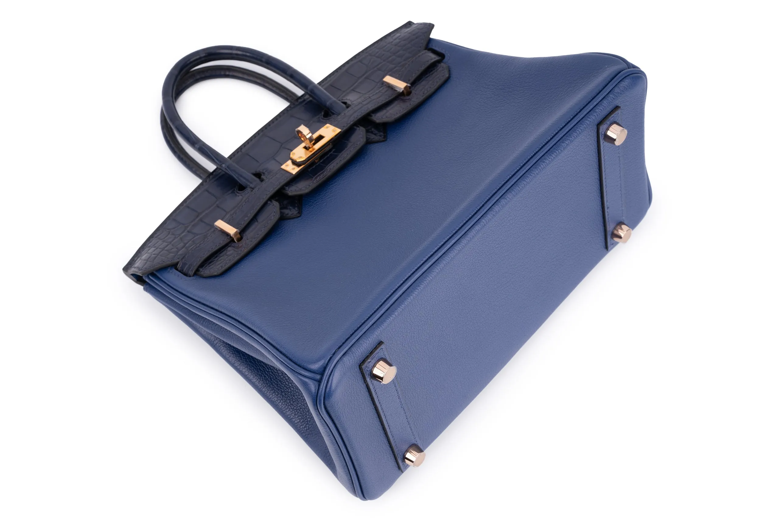 Hermès Birkin 25	Touch	Chevre	Bleu Royal	GHW